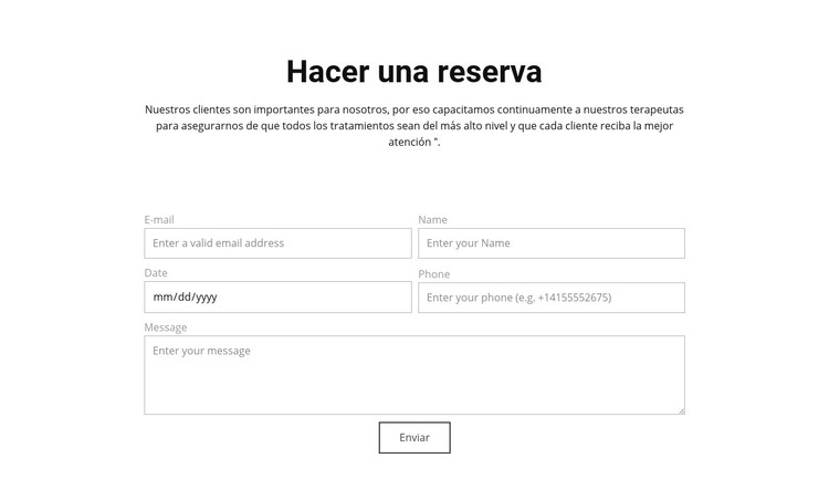 Haz tu pedido ahora Plantilla HTML