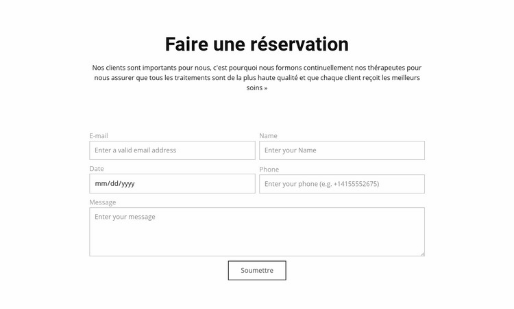 Passez votre commande maintenant Conception de site Web