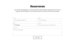 HTML-Ontwerp Voor Plaats Nu Uw Bestelling