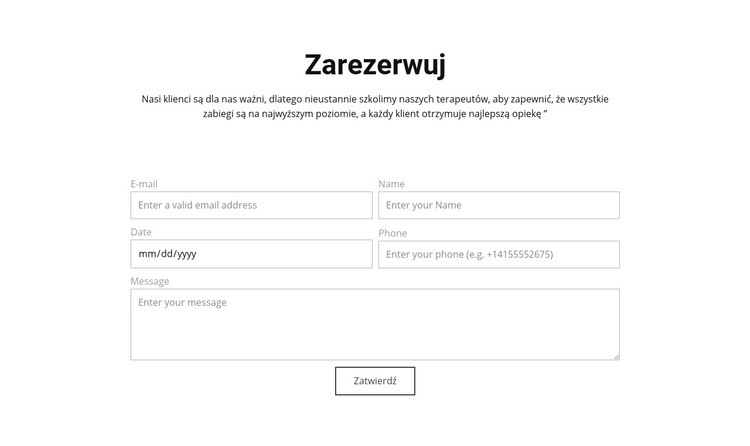 Zamów teraz Projekt strony internetowej