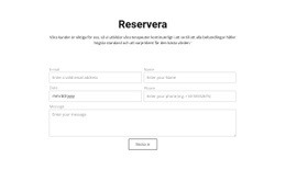 HTML-Design För Lägg Din Beställning Nu