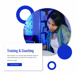 Training En Coaching - Gratis Sjablonen Voor Paginabouwers