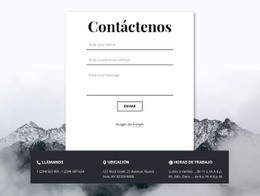 Contacts With Overlaping Plantilla De Una Página