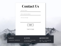 Contacts with overlaping - Html Code Example by Nicepage