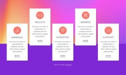 Features With Colored Background Html Code Example