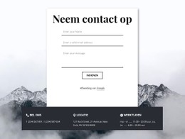 Contacts With Overlaping CSS-Sjabloon Voor Tabellen