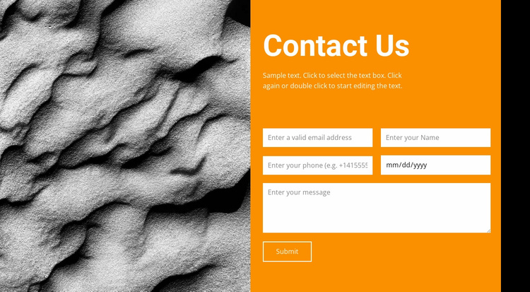 We are ready to questions Website Template