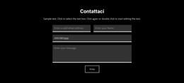 Contatto Su Sfondo Scuro - Modello Gratuito