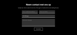 Contact Op Donkere Achtergrond Premium-Sjabloon
