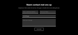 Contact Op Donkere Achtergrond - Gratis Sjabloon