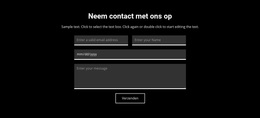 Contact Op Donkere Achtergrond - Eenvoudig Te Gebruiken WordPress-Thema