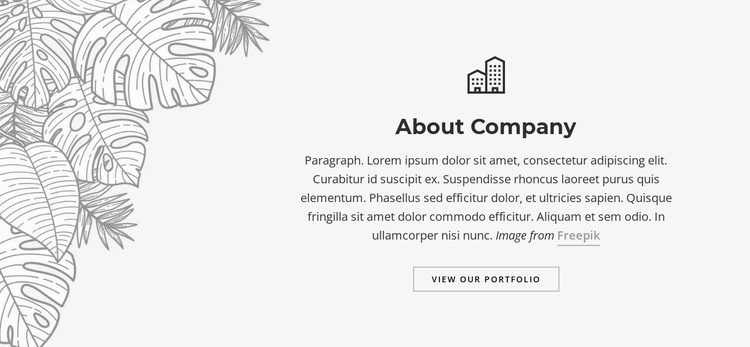 Editorial and graphic desig Website Template