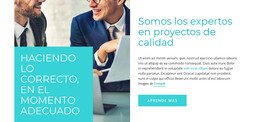 Consultoría Experta: Página De Destino HTML