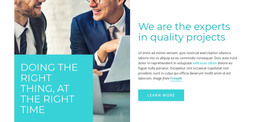 Expert Consulting - HTML Landing Page