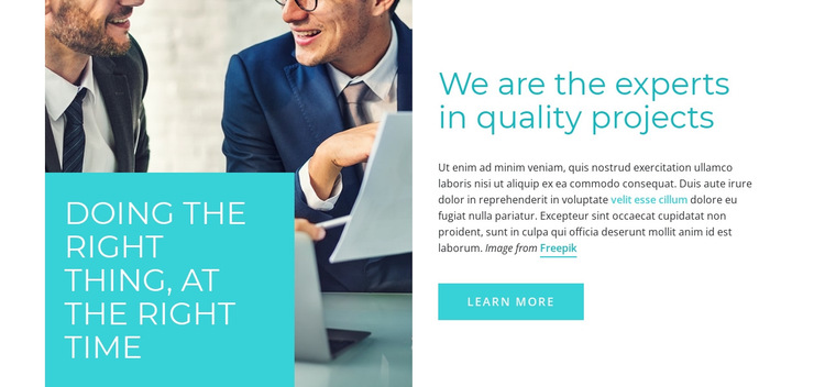 Expert consulting HTML5 Template