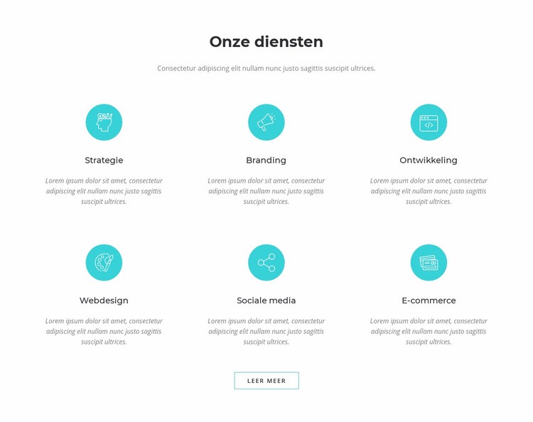 Digitale marketingoplossingen Html Website Builder