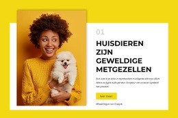 Eigenaren Van Honden - Eenvoudig Te Gebruiken Websitemodel