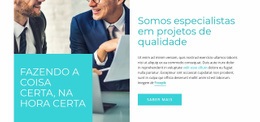 Construtor De Sites Pronto Para Usar Para Consultoria Especializada