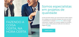 Consultoria Especializada - Página Inicial HTML