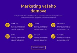 Responzivní Webová Šablona Pro Marketing Vašeho Domova