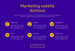 Bootstrap HTML Pro Marketing Vašeho Domova