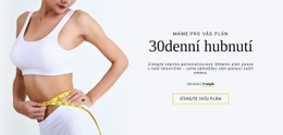 30denní Program Hubnutí – Šablona Webové Stránky HTML