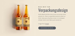 Verpackungsdesign – Responsive HTML5-Vorlage