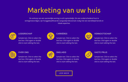 Marketing Van Uw Huis - WordPress-Sjabloon