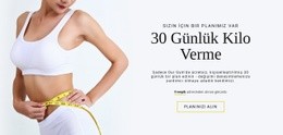 30 Günlük Kilo Verme Programı - Işlevsellik Tasarımı