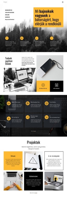 Rendkívüli Projektek Hétköznapi Emberek Számára Sablon