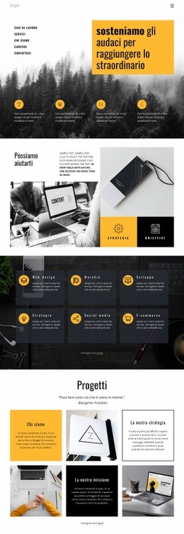 Progetti Straordinari Per Gente Comune - Miglior Design Del Sito Web
