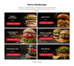 Il Nostro Menù Di Hamburger #Website-Design-It-Seo-One-Item-Suffix