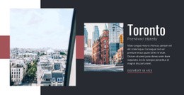 Prohlídky Města Toronto – Šablona Stránky HTML