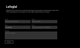 Rendeljen - Webfejlesztési Sablon
