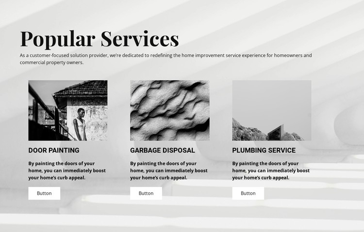 Popular Services CSS Template
