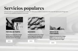 Servicios Populares - Funcionalidad Del Creador De Sitios Web