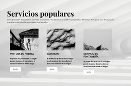 Servicios Populares - HTML Builder Online