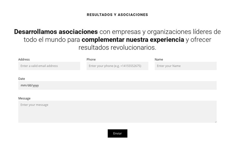 Reserve una consulta especializada Creador de sitios web HTML