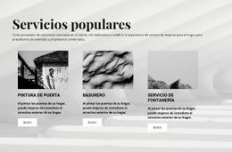 Impresionante Diseño De Sitio Web Para Servicios Populares