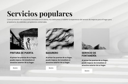 Servicios Populares - Plantilla De Arranque