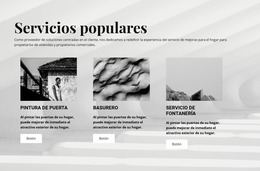 Servicios Populares - Plantilla Joomla Multipropósito