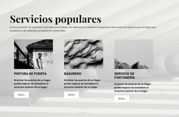 Servicios Populares - Tema WooCommerce Multipropósito