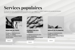 Services Populaires - Maquette De Site Web Pour N'Importe Quel Appareil