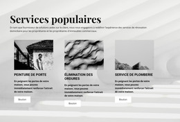 Services Populaires - Modèle D'Amorçage