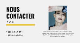 Nous Sommes En Social - Modèle De Site Web Réactif