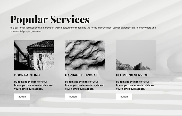 Popular Services HTML5 Template