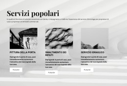 Layout CSS Gratuito Per Servizi Popolari