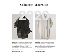 Collezione Di Seta - Modello Di Pagina Di Destinazione