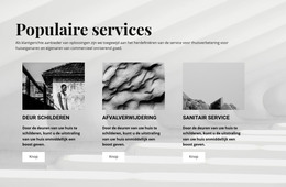 Populaire Services - Bootstrap-Sjabloon
