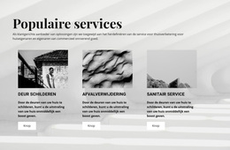 Populaire Services Services Websitesjablonen